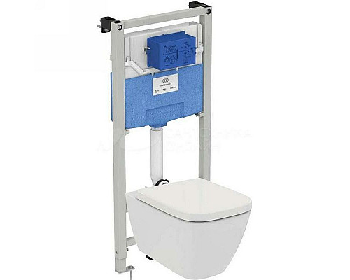 Купить Комплект унитаза с инсталляцией Ideal Standard I.Life B I001401 с сиденьем Микролифт в магазине сантехники Santeh-Crystal.ru