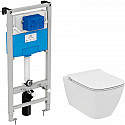 Комплект унитаза с инсталляцией Ideal Standard I.Life B I500301 с сиденьем Микролифт Комплект унитаза с инсталляцией Ideal Standard I.Life B I500301 с сиденьем Микролифт