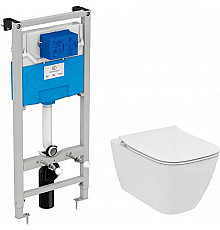 Комплект унитаза с инсталляцией Ideal Standard I.Life B I500301 с сиденьем Микролифт