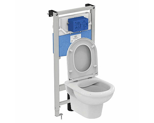 Заказать Комплект унитаза с инсталляцией Ideal Standard Prosys Exacto X042601 с сиденьем Микролифт в магазине сантехники Santeh-Crystal.ru