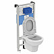 Заказать Комплект унитаза с инсталляцией Ideal Standard Prosys Exacto X042601 с сиденьем Микролифт в магазине сантехники Santeh-Crystal.ru