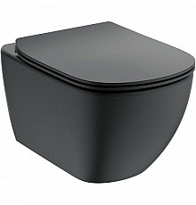 Унитаз Ideal Standard Tesi AquaBlade T0079V3 подвесной Черный матовый без сиденья
