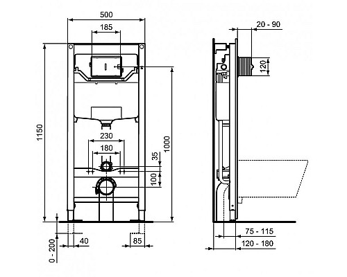 Santeh-Crystal.ru: Комплект унитаза с инсталляцией Ideal Standard Tesi T3868V3 с сиденьем Микролифт Заказать Комплект унитаза с инсталляцией Ideal Standard Tesi T3868V3 с сиденьем Микролифт в магазине сантехники Santeh-Crystal.ru
