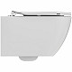 Приобрести Комплект унитаза с инсталляцией Ideal Standard Tesi Rimless TT00003/121A6 с сиденьем Микролифт и Черной матовой клавишей смыва в магазине сантехники Santeh-Crystal.ru