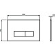 Приобрести Комплект унитаза с инсталляцией Ideal Standard Tesi Rimless TT00003/121A6 с сиденьем Микролифт и Черной матовой клавишей смыва в магазине сантехники Santeh-Crystal.ru