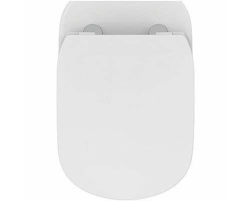 Приобрести Комплект унитаза с инсталляцией Ideal Standard Tesi Rimless TT00003/123A6 с сиденьем Микролифт и Черной матовой клавишей смыва в магазине сантехники Santeh-Crystal.ru