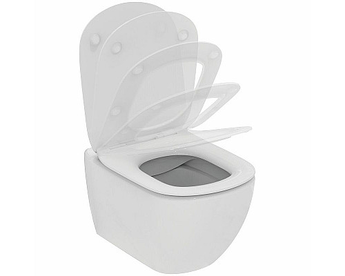 Приобрести Комплект унитаза с инсталляцией Ideal Standard Tesi Rimless TT00003/123AA с сиденьем Микролифт и клавишей смыва Хром в магазине сантехники Santeh-Crystal.ru