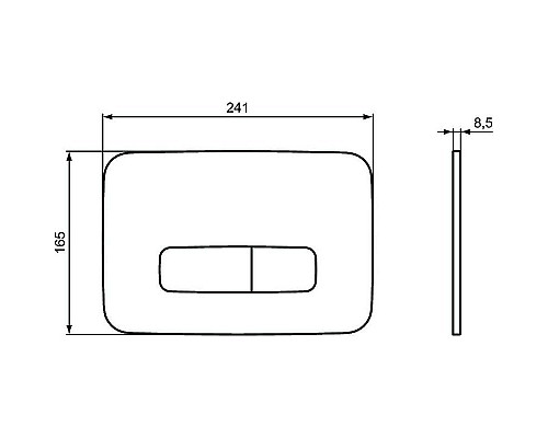Приобрести Комплект унитаза с инсталляцией Ideal Standard Tesi Rimless TT00003/123AA с сиденьем Микролифт и клавишей смыва Хром в магазине сантехники Santeh-Crystal.ru