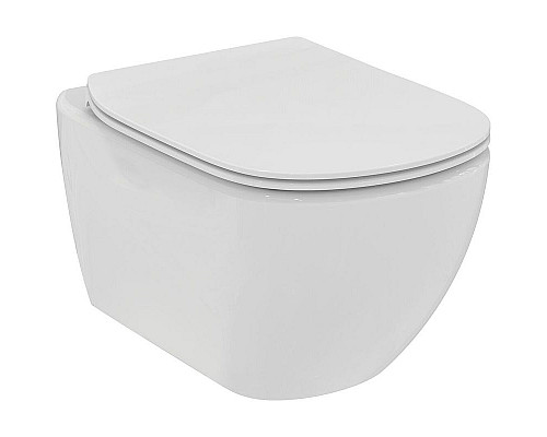 Заказать Комплект унитаза с инсталляцией Ideal Standard Tesi Rimless TT00003/123AC с сиденьем Микролифт и Белой клавишей смыва в магазине сантехники Santeh-Crystal.ru