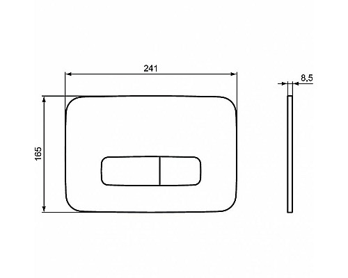 Купить Комплект унитаза с инсталляцией Ideal Standard Tesi Rimless TT00003/123JG с сиденьем Микролифт и клавишей смыва Хром матовый в магазине сантехники Santeh-Crystal.ru
