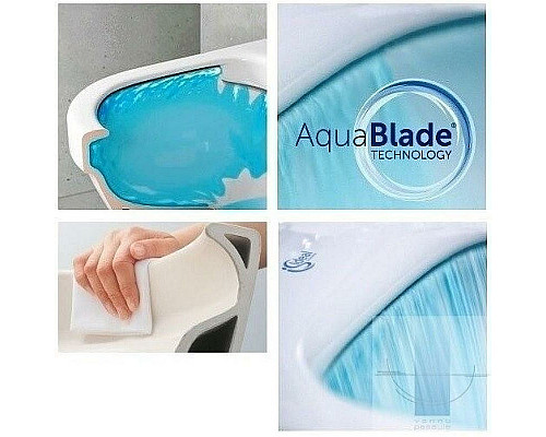 Купить Комплект унитаза с инсталляцией Ideal Standard Tesi Aqua Blade TT00002/123A6 с сиденьем Микролифт и Черной матовой клавишей смыва в магазине сантехники Santeh-Crystal.ru