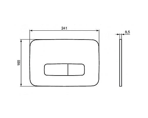 Купить Комплект унитаза с инсталляцией Ideal Standard Tesi Aqua Blade TT00002/123A6 с сиденьем Микролифт и Черной матовой клавишей смыва в магазине сантехники Santeh-Crystal.ru