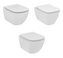 Комплект унитазов Ideal Standard Tesi TT00004 с сиденьем Микролифт