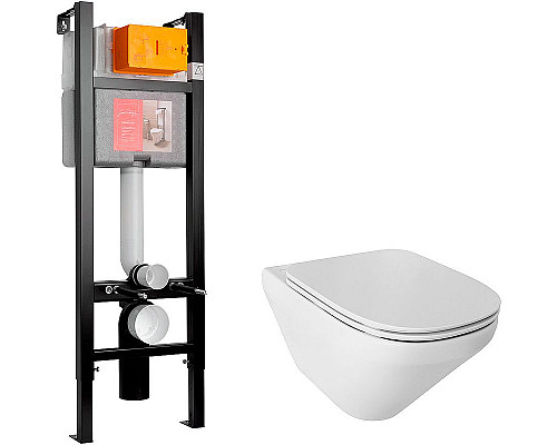 Приобрести Комплект унитаза Jacob Delafon Modern Life E21774RU-00 с сиденьем Микролифт в магазине сантехники Santeh-Crystal.ru