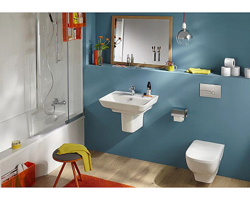 Заказать Комплект унитаза с инсталляцией Jacob Delafon Struktura E21750RU-00 с сиденьем Микролифт и клавишей смыва Черная в магазине сантехники Santeh-Crystal.ru