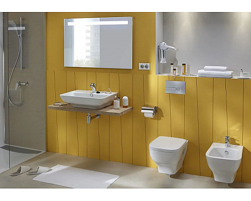 Заказать Комплект унитаза с инсталляцией Jacob Delafon Struktura E21750RU-00 с сиденьем Микролифт и клавишей смыва Черная в магазине сантехники Santeh-Crystal.ru