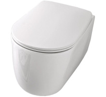 Унитаз Kerasan Nolita 531401 подвесной Белый глянцевый без сиденья