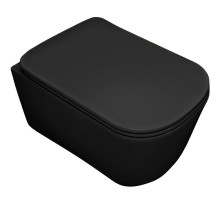 Унитаз Kerasan Tribeca 511431 подвесной Черный матовый без сиденья