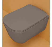 Унитаз Kerasan Tribeca 511489 подвесной Ferro matt без сиденья