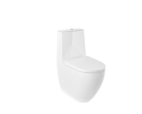 Унитаз-компакт Kludi Resa D 24WCB0543 цвет Белый глянцевый без бачка и сиденья