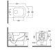Унитаз подвесной Kludi Resa S 27WCW0139 цвет Черный матовый без сиденья