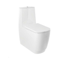 Унитаз-компакт Kludi Resa S 27WCB0153 цвет Белый матовый без бачка и сиденья