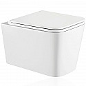 Унитаз Koller Pool Kvadro KR-0530-RW подвесной с сиденьем Микролифт Унитаз Koller Pool Kvadro KR-0530-RW подвесной с сиденьем Микролифт