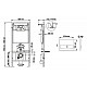 Заказать Комплект унитаза Owl 1975 Vind Cirkel-H OWLT190305 с инсталляцией Berges Wasserhaus Novum L3 040213 с сиденьем Микролифт и клавишей смыва Хром в магазине сантехники Santeh-Crystal.ru