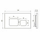 Заказать Комплект унитаза с инсталляцией Point Афина PN48062BB с сиденьем Микролифт и клавишей смыва Бронза брашированная в магазине сантехники Santeh-Crystal.ru