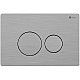 Купить Комплект унитаза с инсталляцией Point Афина PN48064SB с сиденьем Микролифт и клавишей смыва Сталь брашированная в магазине сантехники Santeh-Crystal.ru