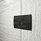 Заказать Комплект унитаза с инсталляцией Point Виктория PN48066BC с сиденьем Микролифт и Черной матовой Хром клавишей смыва в магазине сантехники Santeh-Crystal.ru