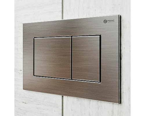 Santeh-Crystal.ru: Комплект унитаза с инсталляцией Point Виктория PN48079SB с сиденьем Микролифт и клавишей смыва Сталь брашированная Заказать Комплект унитаза с инсталляцией Point Виктория PN48079SB с сиденьем Микролифт и клавишей смыва Сталь брашированная в магазине сантехники Santeh-Crystal.ru