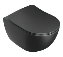 Унитаз Ravak Uni Chrome RimOff X01794 подвесной Черный без сиденья