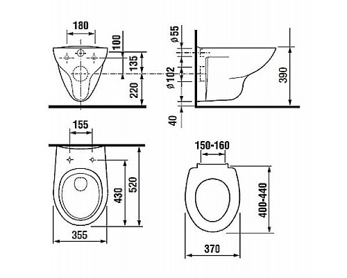Заказать Комплект унитаза Roca Mateo 346200000+ZRU9302815 с сиденьем и инсталляцией Jacob Delafon E29025-NF+E4316-CP с клавишей смыва Хром в магазине сантехники Santeh-Crystal.ru