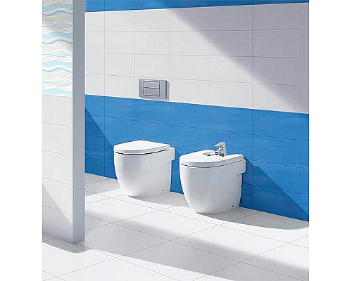 Приобрести Унитаз Roca Meridian 347247000 приставной без сиденья в магазине сантехники Santeh-Crystal.ru