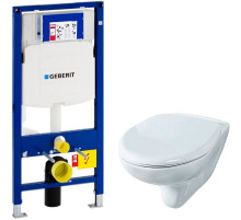 Комплект унитаза Rosa Элеганс Люкс Вн УнБ32 4620008195438 с инсталляцией Geberit Duofix Sigma UP320 111.300.00.5 с сиденьем Микролифт