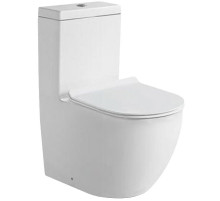 Унитаз моноблок SantiLine SL-5011 с сиденьем Микролифт