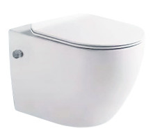 Унитаз биде SantiLine SL-5002SM-BD подвесной Белый с сиденьем Микролифт