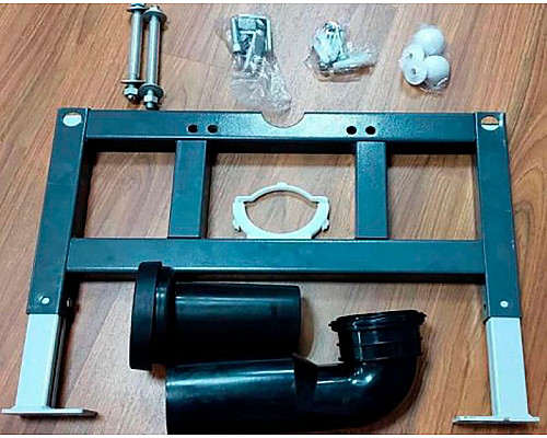 Приобрести Комплект унитаза с инсталляцией SantiLine SL-5032 подвесной с сиденьем Микролифт в магазине сантехники Santeh-Crystal.ru