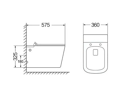 Приобрести Комплект унитаза с инсталляцией SantiLine SL-5032 подвесной с сиденьем Микролифт в магазине сантехники Santeh-Crystal.ru