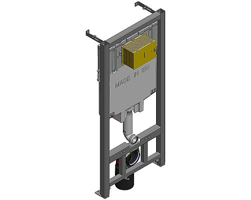 Заказать Комплект унитаза SantiLine SL-5005 с сиденьем Микролифт и инсталляцией Jacob Delafon E29025-NF+E4316-CP с клавишей смыва Хром в магазине сантехники Santeh-Crystal.ru