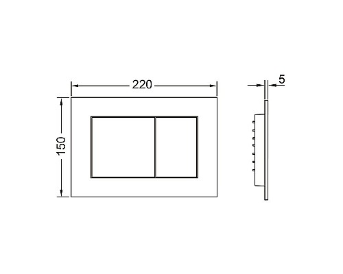 Заказать Комплект унитаза SantiLine SL-5005 с инсталляцией Tece Base 9400413 с сиденьем Микролифт и Белой клавишей смыва в магазине сантехники Santeh-Crystal.ru