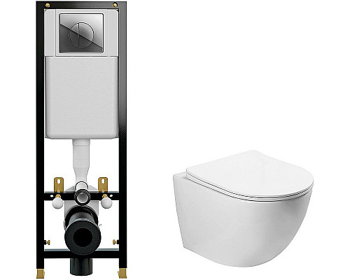 Santeh-Crystal.ru: Комплект унитаза SantiLine SL-5005 с инсталляцией Cersanit Black 35 S-IN-BLACK-Cg-w с сиденьем Микролифт и клавишей смыва Хром Приобрести Комплект унитаза SantiLine SL-5005 с инсталляцией Cersanit Black 35 S-IN-BLACK-Cg-w с сиденьем Микролифт и клавишей смыва Хром в магазине сантехники Santeh-Crystal.ru