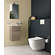 Приобрести Унитаз Vitra Mia Round SmoothFlush 7510B003-0075 подвесной без сиденья в магазине сантехники Santeh-Crystal.ru