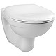 Приобрести Комплект унитаза с инсталляцией Vitra Normus 9773B003-7202 с сиденьем и клавишей смыва Хром в магазине сантехники Santeh-Crystal.ru