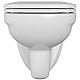 Приобрести Комплект унитаза с инсталляцией Vitra Normus 9773B003-7202 с сиденьем и клавишей смыва Хром в магазине сантехники Santeh-Crystal.ru