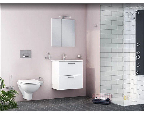 Купить Комплект унитаза с инсталляцией Vitra S 20 9004B003-7207 с сиденьем Микролифт и клавишей смыва Хром глянец в магазине сантехники Santeh-Crystal.ru