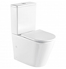 Унитаз компакт WeltWasser Salzbach 001 GL-WT 10000003763 Белый глянец с бачком и сиденьем Микролифт
