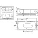 Купить Акриловая ванна AM.PM Sensation 170x75 без гидромассажа в магазине сантехники Santeh-Crystal.ru