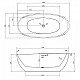 Заказать Акриловая ванна Abber 170х80 AB9285 без гидромассажа в магазине сантехники Santeh-Crystal.ru